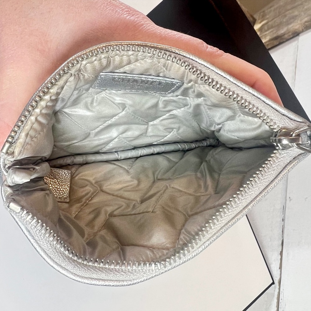 |SOLD| Chanel Chevron Lambskin Leather CC Logo Pouch - Picture 7 of 10